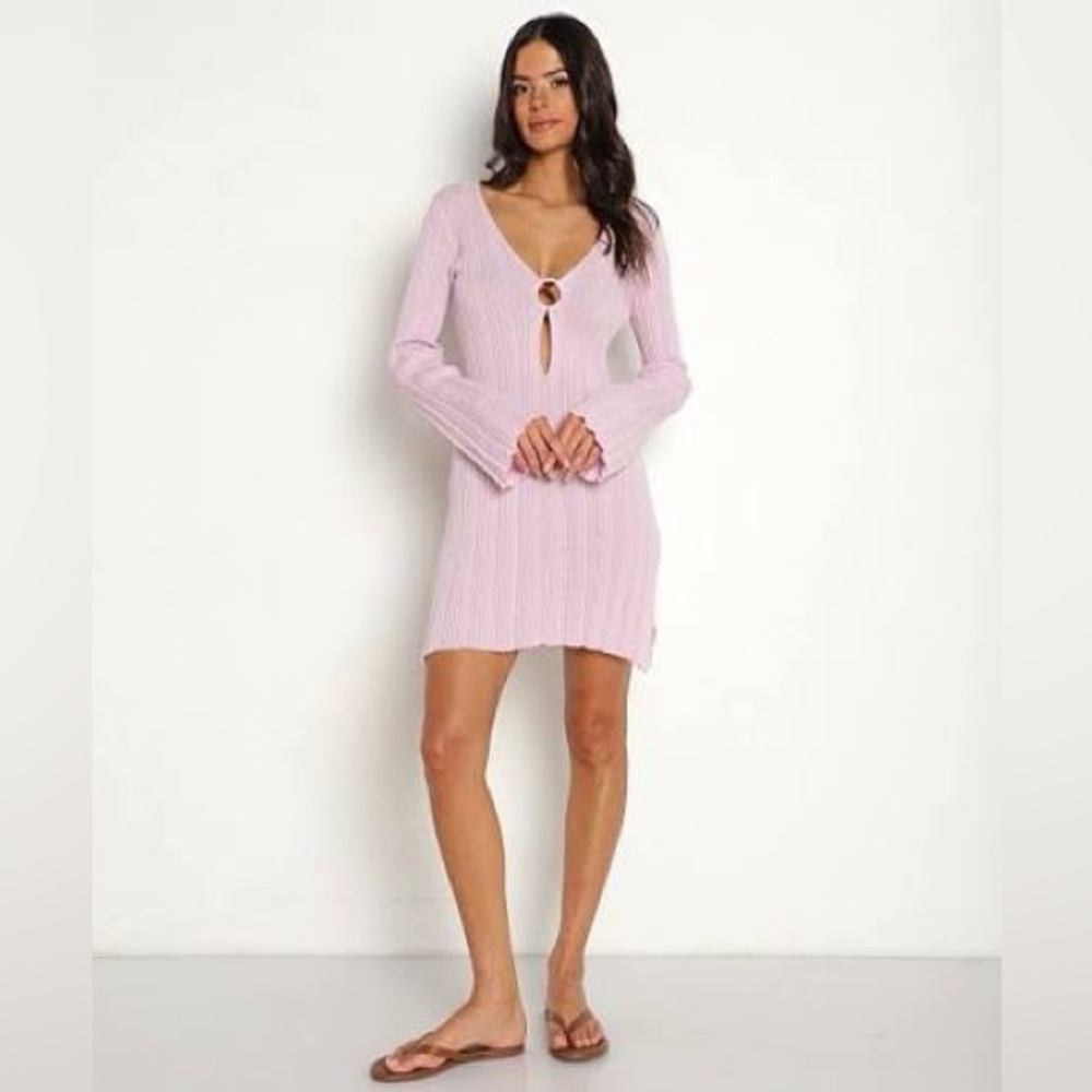 L*Space Wailea Coverup Dress in Peony